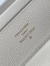 Louis Vuitton Capucines East-West MM Bag in White Leather M23948