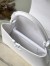 Louis Vuitton Capucines East-West MM Bag in White Leather M23948