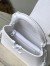 Louis Vuitton Capucines East-West Mini Bag in White Leather M23956