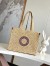 Louis Vuitton OnTheGo MM Bag in Natural Raffia M24723