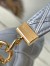 Louis Vuitton GO-14 MM Bag in Silver Quilted Lambskin M25107
