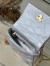 Louis Vuitton GO-14 MM Bag in Silver Quilted Lambskin M25107