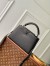 Louis Vuitton Capucines BB Bag in Black Matte Leather M25255
