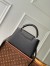 Louis Vuitton Capucines BB Bag in Black Matte Leather M25255