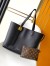 Louis Vuitton Low Key Cabas MM Bag in Black Leather M25341