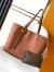 Louis Vuitton Low Key Cabas MM Bag in Brown Leather M25342