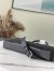 Louis Vuitton Slim Briefcase In Black Taiga Leather M30810