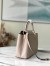 Louis Vuitton Capucines MM Bag In Grey Taurillon Leather M42253