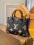 Louis Vuitton Onthego PM Bag In Bicolor Monogram Empreinte Leather M45659