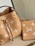 Louis Vuitton NeoNoe MM Bag In Bicolor Empreinte Leather M45808