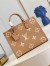 Louis Vuitton OnTheGo MM Bag In Bicolor Monogram Empreinte Leather M45982