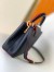 Louis Vuitton Capucines BB Bag in Navy Taurillon Leather M52693