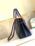 Louis Vuitton Lockme Day Tote Bag In Navy Blue Leather M53645