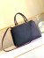 Louis Vuitton Lockme Day Tote Bag In Navy Blue Leather M53645