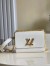 Louis Vuitton Twist MM Bag In White Epi Leather M55513
