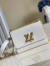 Louis Vuitton Twist MM Bag In White Epi Leather M55513