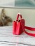 Louis Vuitton Capucines Mini Bag in Red Taurillon Leather M56845