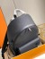 Louis Vuitton Backpack In Black LV Aerogram Leather M57079