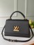 Louis Vuitton Twist One Handle Handbag In Black Leather M57090