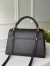 Louis Vuitton Twist One Handle Handbag In Black Leather M57090