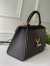 Louis Vuitton Twist One Handle Handbag In Black Leather M57090
