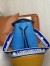 Louis Vuitton Blue Epi Neonoe BB Bag With Jacquard Strap M57691