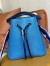 Louis Vuitton Blue Epi Neonoe BB Bag With Jacquard Strap M57691