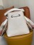Louis Vuitton White Epi Neonoe BB Bag With Jacquard Strap M57693