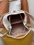 Louis Vuitton White Epi Neonoe BB Bag With Jacquard Strap M57693