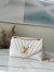Louis Vuitton LV New Wave Chain MM Bag In White Leather M58549