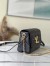 Louis Vuitton Twist MM Bag in Black Lambskin with Studs M59029