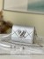 Louis Vuitton Twist MM Bag in Silver Lambskin with Studs M59031