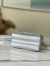 Louis Vuitton Twist MM Bag in Silver Lambskin with Studs M59031