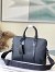 Louis Vuitton Takeoff Briefcase In Black Aerogram Leather M59159