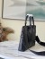 Louis Vuitton Takeoff Briefcase In Black Aerogram Leather M59159
