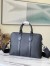 Louis Vuitton Takeoff Briefcase In Black Aerogram Leather M59159