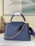 Louis Vuitton Capucines MM Bag in Taurillon Leather with Chain M59209