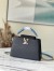 Louis Vuitton Capucines BB Bag in Black Taurillon Leather M59653