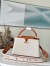 Louis Vuitton Capucines MM Bag in Canvas with Brown Leather M59969