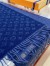Louis Vuitton Blue Monogram Gradient Scarf M70257