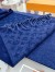 Louis Vuitton Blue Monogram Gradient Scarf M70257