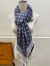 Louis Vuitton Blue Monogram Denim Shawl M71376