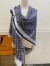 Louis Vuitton Blue Monogram Denim Shawl M71376