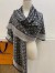 Louis Vuitton Black Monogram Denim Shawl M71378