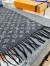 Louis Vuitton Black Monogram Gradient Scarf M71607