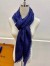 Louis Vuitton Blue Monogram Shawl M72412