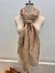 Louis Vuitton Beige So Shine Monogram Shawl M76337