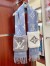 Louis Vuitton Blue Cold Reykjavik Scarf M76342