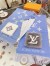 Louis Vuitton Blue Cold Reykjavik Scarf M76342