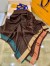 Louis Vuitton Brown On The Edge Monogram Shawl M76465